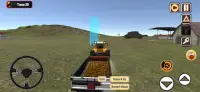 트레일러가있는 트랙터 운전 시뮬레이터 : 농장 게임 Screen Shot 1