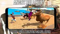 Angry Bull Hunt - City Bull Shoot Simulator Screen Shot 2
