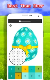 Easter Egg Coloring Game - Color By Number Screen Shot 1