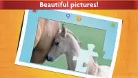 Horse Jigsaw Puzzles Game Kids Screen Shot 4