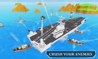 Naval Ships Battle: naves de guerra artesanal Screen Shot 1