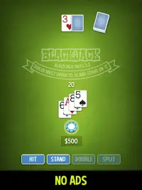 Blackjack 21 - ENDLESS Screen Shot 0