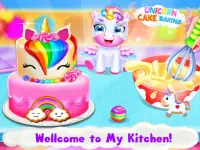 Unicorn Cake Maker: Bakery Kitchen Games Screen Shot 0