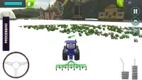 Bleu Tractor - Farming Simulator Toy 3D Screen Shot 1