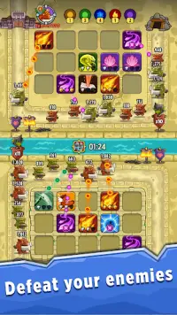 Merge Battles: Tower Defense Strategy Games TD PVP Screen Shot 2