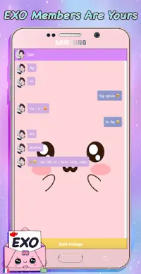 Exo Messenger! Chat Simulator Screen Shot 3