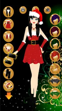 Dress Up Girl Game - Christmas Screen Shot 7