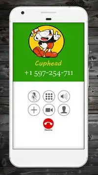 Phone Call Simulator for Cuphead Screen Shot 2