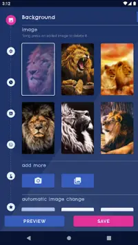 Brave Lion Live Wallpaper Screen Shot 0