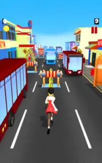 City Dash Run 3D Screen Shot 0