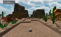 Deserto mini-golfe 3D jogo Screen Shot 1