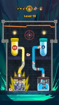 Hero Pipe Rescue: Water Puzzle Screen Shot 3