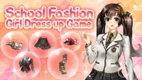School Fashion-Girl Dress Up Game Screen Shot 0