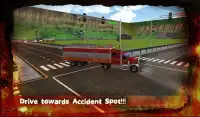 Modern Fire Driver Truck 3D Screen Shot 14