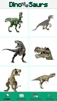 Colorir por número Dinossauros Pixel Art Screen Shot 5