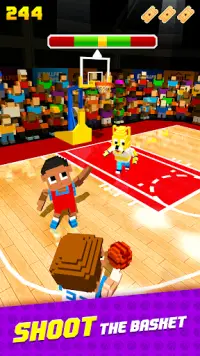 Blocky Basketball FreeStyle Screen Shot 6