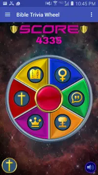 Bible Trivia Wheel - Bible Quiz Game Screen Shot 1