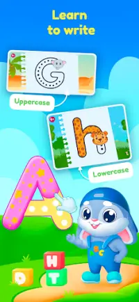 Binky ABC games for kids 3-6 Screen Shot 1