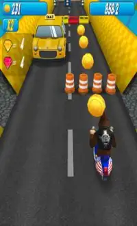 Monkey MOTO Racing 3D Screen Shot 5