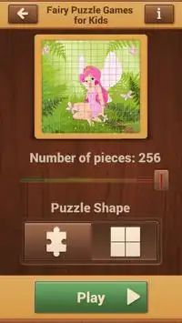 Fairy Puzzle Games for Kids Screen Shot 3