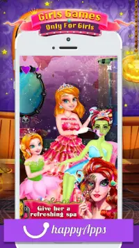 Princess Salon - Halloween Girl Makeup & Dress up Screen Shot 3