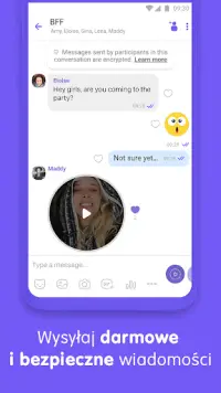 Viber Messenger: Сzaty i rozmowy Screen Shot 1