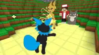 Pixelmon Girl Craft:Building Block Battle catch GO Screen Shot 5