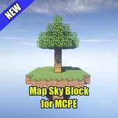 Map Sky Block for MCPE