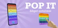 Pop It: Simple dimple fidget toy game simulator Screen Shot 3
