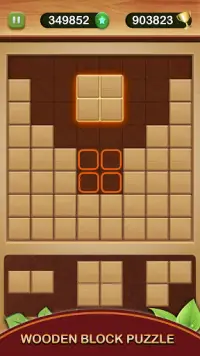 Wood Block Puzzle Games 2021 - Wooden Block Puzzle Screen Shot 2