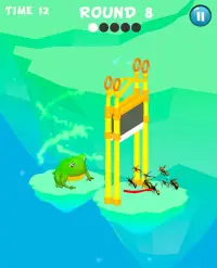 Tap the frog- Homeless Frog Games Screen Shot 19