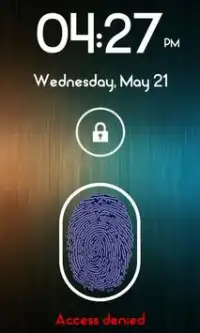 Fingerprint Lock Screen Plus Screen Shot 4