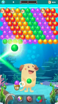 Bubble Shooter Dog - Classic Bubble Pop Game Screen Shot 2