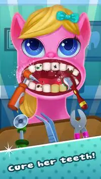 Kleines Einhorn-Pony-Zahnarzt-Simulator-Abenteuer Screen Shot 1