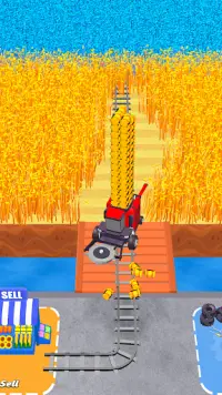 Happy Harvester: Mowing Games Screen Shot 1
