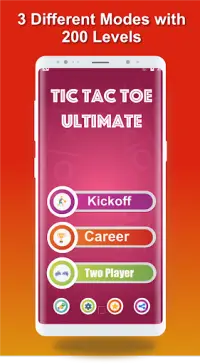 Tic Tac Toe Ultimate (200 Levels) - Emoji Classic Screen Shot 1