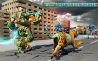 Robot Transforming Wild Tiger Game: Cheetah Games Screen Shot 13