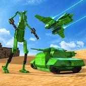 لعبة دبابات روبوت محول