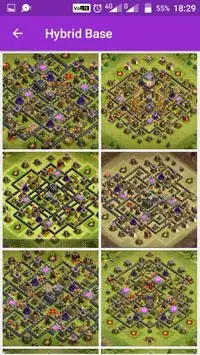 COC Base Map for TH9 Screen Shot 3