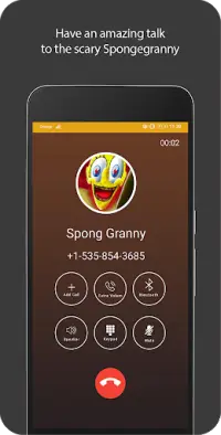 video call nd chat for scary Sponge granny yellow Screen Shot 5