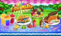 Ice Cream Rolls Maker- Rainbow Sandwich Food Stall Screen Shot 12