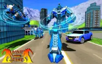 Rhino Robot Car Transformation: Robot Car Games Screen Shot 3