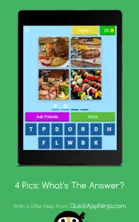 Free Trivia Game: 4 Pics, 1 Answer | Spelling Quiz Screen Shot 15
