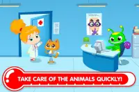 Groovy the Doctor: Zoo Pets Hospital Mini Games Screen Shot 0