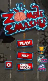 Smasher del Zombi Zombie Smash Screen Shot 2