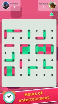 Dots and Boxes Online Multiplayer Screen Shot 1