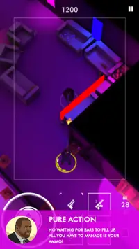 Neon Noir - Mobile Arcade Shooter Screen Shot 0