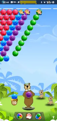 game of yogi bear bubbles Screen Shot 3