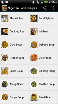 Nigerian Food Recipes Screen Shot 0