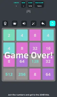 2048 Puzzle Game Screen Shot 3
